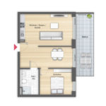 Grundriss Fürth Hornschuchpromenade Wohnung 57-95-133-171-209-1