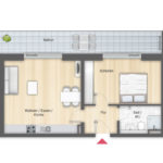 Grundriss Fürth Hornschuchpromenade Wohnung 65-103-141-179-217-1